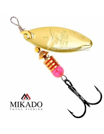 Въртяща блесна Mikado Stream - цвят Gold