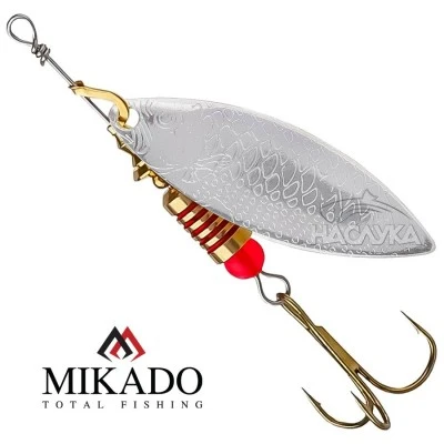 Въртяща блесна Mikado Willow - Silver