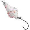 Блесна-клатушка за пъстърва Osako Mini Spoon - White/Red-Blue Dots