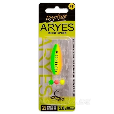Блесна-клатушка за пъстърва Rapture Aryes Inline Spoon 4см 5г - цвят FT