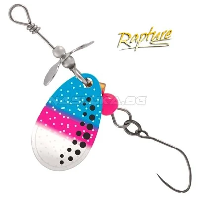 Въртяща блесна за пъстърва Rapture Rivus Spinner #1 - 2.3г - цвят RT