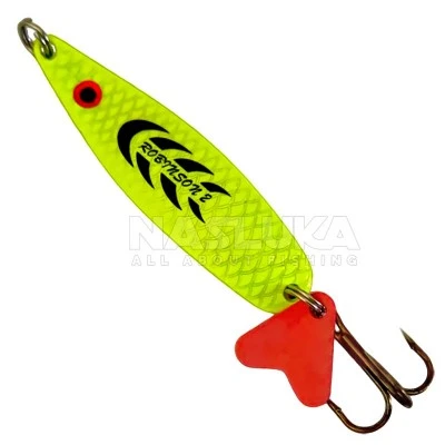 Блесна клатушка Robinson Fighter, Fluo Yellow K09