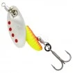 Въртяща блесна SG Grub Spinner - Silver Red Yellow