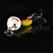Въртяща блесна SG Grub Spinner - Silver Red Black