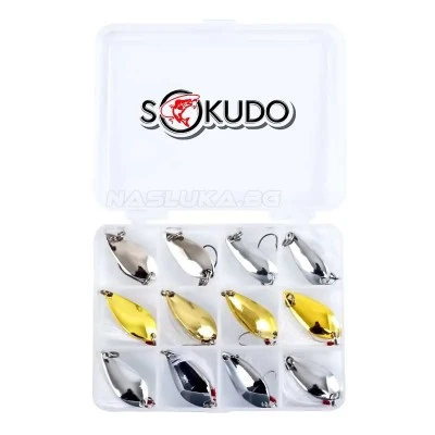 Комплект клатушки за кефал, пъстърва и костур Sokudo Trout - 12бр.