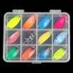 Комплект клатушки за кефал, пъстърва и костур Sokudo Trout Color - 12бр.