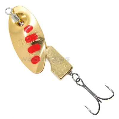 Blender 672 SP31 Dot Gold Gold Въртяща блесна Yarie Blender 672 SP31 - Dot Gold Gold