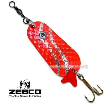 Блесна Клатушка Zebco Classic Spoon, цвят Red-Silver