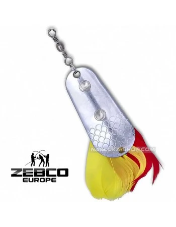 Незацепваща клатушка Zebco Trophy Z-Weedless Slide - цвят Silver-Gold/Red