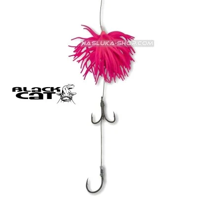 Тийзър за сом Black Cat Real Worm Teaser - Pink
