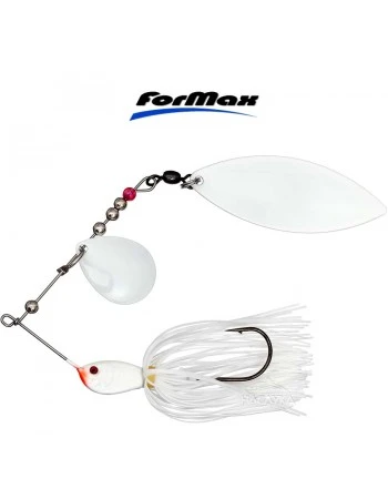 Примамка-спинербайт ForMax Attack Spinnerbait - White