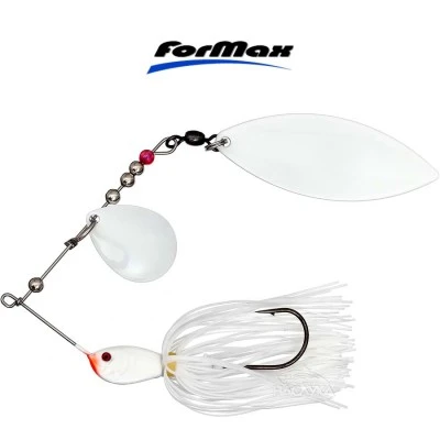 Примамка-спинербайт ForMax Attack Spinnerbait - White