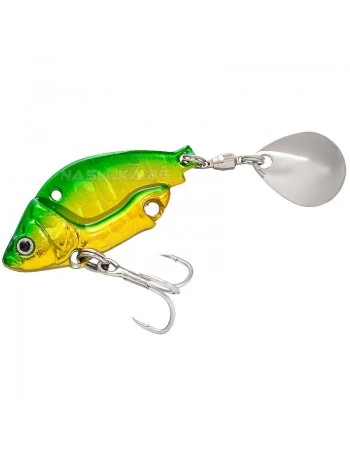 Хибридна примамка цикада-спинер Proberos Vib Lure 12г - Green Gold
