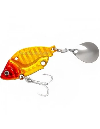 Хибридна примамка цикада-спинер Proberos Vib Lure 12г - Red Orange