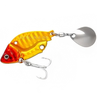 Хибридна примамка цикада-спинер Proberos Vib Lure 12г - Red Orange