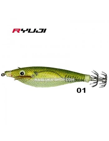 Калмарка за морски риболов Ryuji MKS Toto - 7см 9.5г - цвят 01