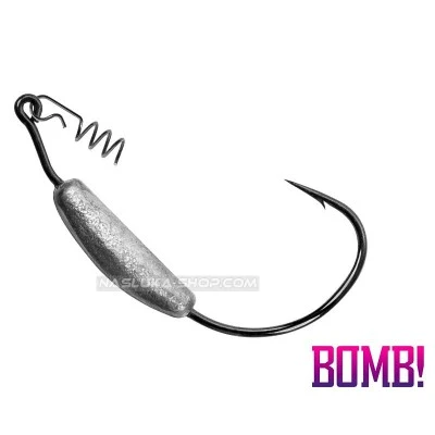 Офсетни куки с винт и утежнение Delphin Bomb Heavy Shank