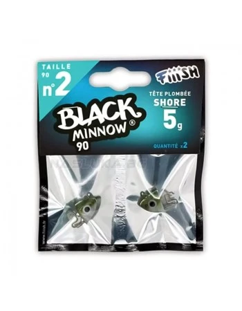 Комплект от 2 бр. джиг глави Fiiish Black Minnow 90 No2 - Shore 5.0г