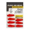 Джиг глави - чебурашки Life Orange Flexy Jig Head Elusive - Red