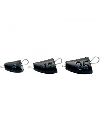 Джиг глави - чебурашки Life Orange Flexy Jig Fish Head - Black