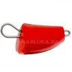 Джиг глави - чебурашки Life Orange Flexy Jig Fish Head - Red