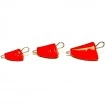 Джиг глави - чебурашки Life Orange Flexy Jig Fish Head - Red