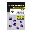 Джиг глави - чебурашки Life Orange Flexy Jig Head Ball - Purple