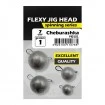 Кръгли чебурашки Life Orange Flexy Jig Head