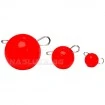 Кръгли чебурашки Life Orange Flexy Jig Head - Red