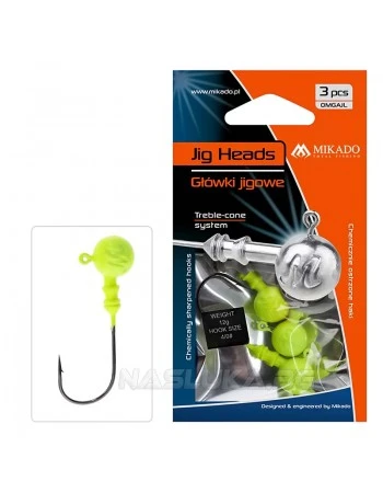 Джиг глави Mikado Jig Heads Aberdeen Yellow - 3 бр.
