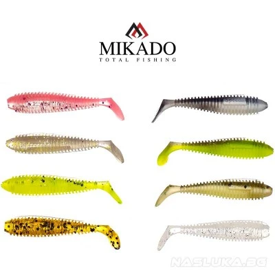 Комплект силиконови примамки за костур Mikado Speedo 4.5 см - 8 бр.