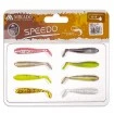 Комплект силиконови примамки за костур Mikado Speedo 4.5 см - 8 бр.