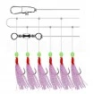 Чепаре за морски риболов Sokudo Sabiki String Hook - Pink