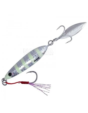 Морски джиг Major Craft Maki Jig Slow, цвят Zebra Glow