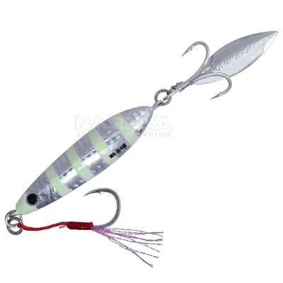 Морски джиг Major Craft Maki Jig Slow, цвят Zebra Glow