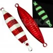 Морски пилкер Sokudo Meteor Slim 6.7см 30г, цвят UV Red Glow