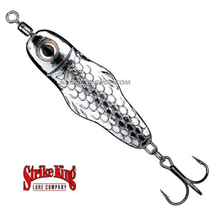 Пилкер Strike King Lil' Ledge Spoon 35 г, цвят 400 Chrome Пилкер Strike King Lil' Ledge Spoon 35 г, цвят 400 Chrome