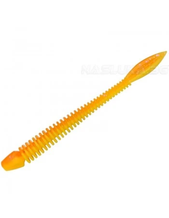 Силиконови примамки Berkley Powerbait Flail Garlic 5см - 12 бр. - цвят Fluo Orange/Sunshine Yellow