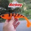 Силиконова примамка за трофейни хищници Berkley Giant Ripple Shad - 16/20см - Orange Black