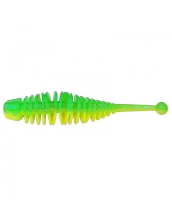 Силиконови примамки Berkley Powerbait Naiad Garlic 3см - 12 бр. - цвят Spring Green/Sunshine Yellow