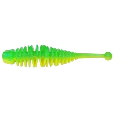 Силиконови примамки Berkley Powerbait Naiad Garlic 3см - 12 бр. - цвят Spring Green/Sunshine Yellow