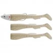 Сет от 3 бр. силиконови примамки и джиг глава Berkley Powerbait Power Sardine - 12см 15г - Khaki