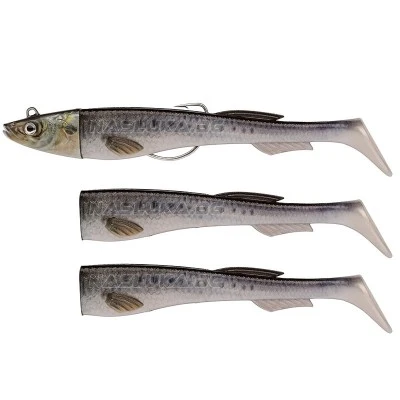 Berkley Powerbait 12см 15г Real Sardine Сет от 3 бр. силиконови примамки и джиг глава Berkley Powerbait Power Sardine - 12см 15г - Real Sardine