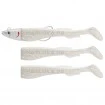 Сет от 3 бр. силиконови примамки и джиг глава Berkley Powerbait Power Sardine - 12см 15г - Snow White