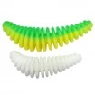 Силиконови примамки Berkley Powerbait Pupa Garlic 4.5см - 8 бр. - цвят Spring Green/White