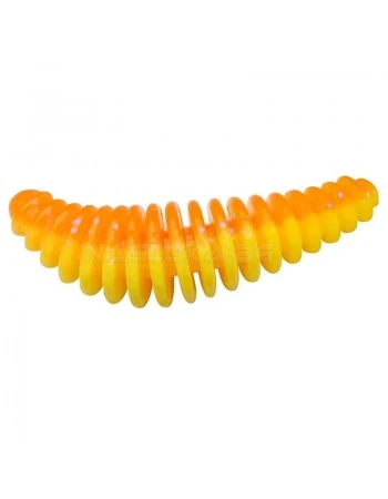 Силиконови примамки Berkley Powerbait Pupa Garlic 3.5см - 10 бр. - цвят Fluo Orange/Sunshine Yellow