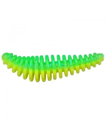 Силиконови примамки Berkley Powerbait Pupa Garlic 3.5см - 10 бр. - цвят Spring Green/Sunshine Yellow