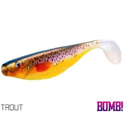 Силиконови шадове Delphin Bomb! Hypno - 2 бр. 17 см - 3D Trout