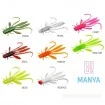 Силиконови ароматизирани нимфи Delphin Manya UVs 10.5 см - UV RedFace - 5 бр.