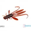 Силиконови ароматизирани нимфи Delphin Manya UVs 10.5 см - UV Brick - 5 бр.